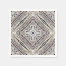 Söt Rosa Tinged Aztec Inspired Mönster