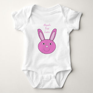 Söt Rosa Tjejhane Ansikte Vår Öst Anpassat Namn T Shirt