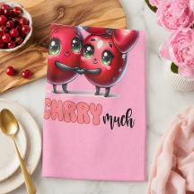 Söt Rosa Trendig Röd Körsbärspar