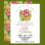 Söt Rosa Tulip Flowers 60:e födelsedagen Inbjudningar<br><div class="desc">Söt Rosa Tulip Flowers 60:e födelsedagsinbjudan till kvinnor. Du kan enkelt ändra exempeltexten till din egen genom att klicka på Anpassa. Klicka på Anpassa/redigera med Verktyg i designläge om du vill ändra teckensnittstypen,  Färg,  Storlekt teckensnitt eller lägga till/ta bort/ändra Inslagen Text eller Design.</div>