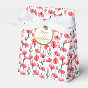 Söt Rosa Tulips, Lägg till bild, Grattis på fö Presentaskar