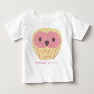 Söt rosa uggla baby onesie present Baby shower idé Tee