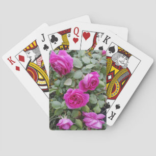 Söt Rosa Vintage Ro Flower Birthday Blommigt Casinokort