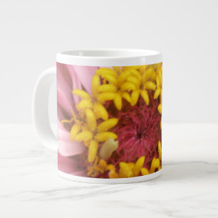 Söt Rosa Zinnia Mugg Jumbo Mugg