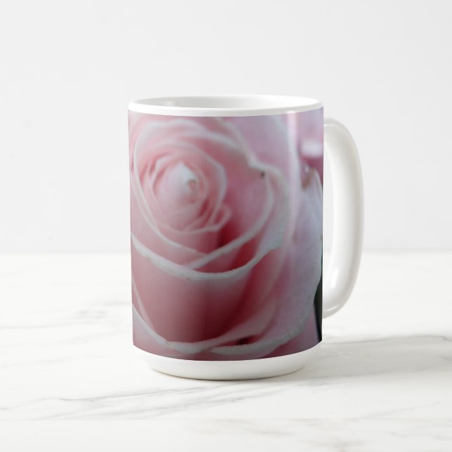 Söt rosblomma kaffemugg (Framsida höger)