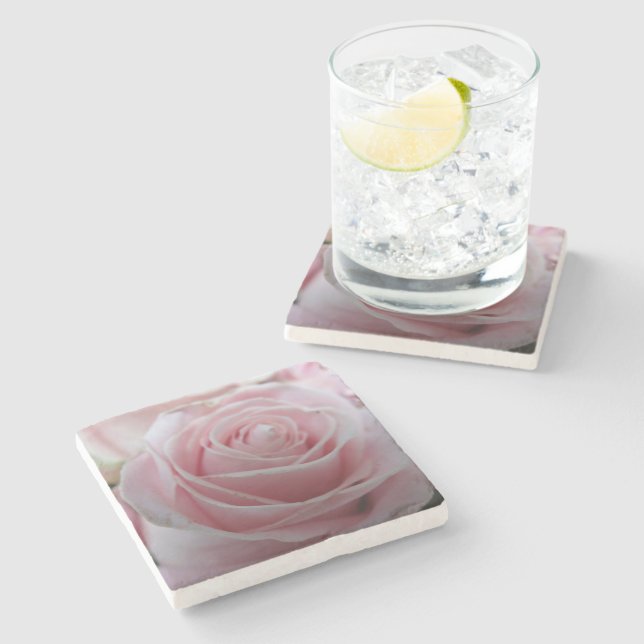 Söt rosblomma stenunderlägg (Sidan)