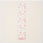 Söt Rosett band Stars & Spiral Sjal<br><div class="desc">Söt rosett band stjärnor och spiral design. Rosa palett.</div>