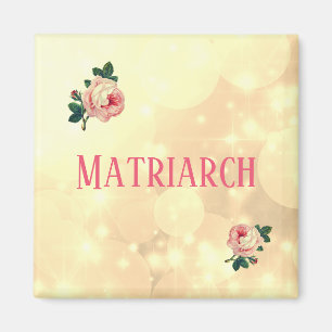 Söt Rosor Matarch Mor Magnet