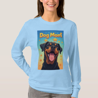 Söt Rottweiler-porträtt för hundälskare och presen T Shirt