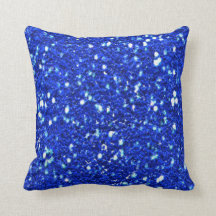 Söt Royal Blue Sparkly Faux Glitter look