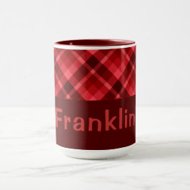 Söt Ruby Red Play Monogram 15 oz Coffee Mugg