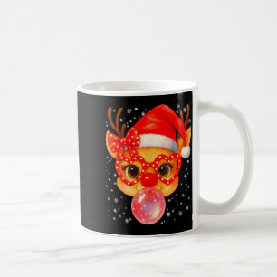Söt Rudolph Röda Näsan Bubble Tuggummi Jul Xmas Ki Kaffemugg