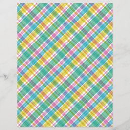 Söt Rutig Pastell Flerfärg 