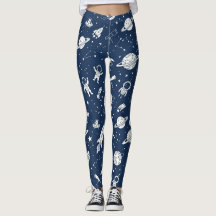 Söt rymdastronaut & planeter
