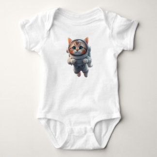 söt rymdutforskare Katt T Shirt