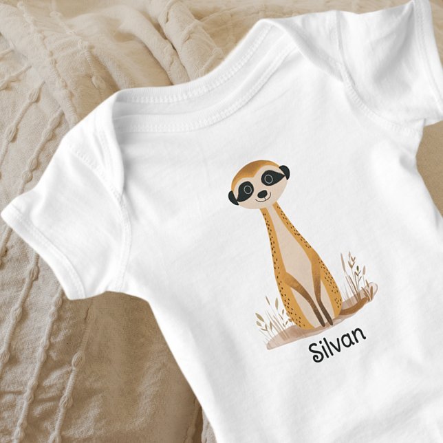 Söt Safari Djur Mungo Könsneutral T-Shirt (Skapare uppladdad)