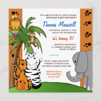 Söt Safari för LGC | Inbjudningar