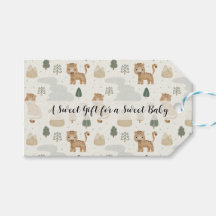 Söt Safari Leopard Mönster Baby Shower Fördel Gåva