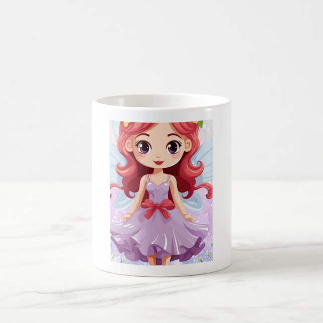 Söt sagoprinsessa Whimsical estetisk keramik  Kaffemugg (Center)