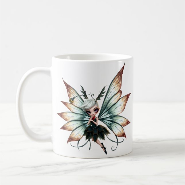 Söt Sagoväsen-vaktare i Magisk Skog Kaffemugg (Vänster)