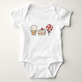 Söt Saker Trio Baby Bodysuit T Shirt