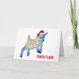 Söt Santa Baby Get Kort