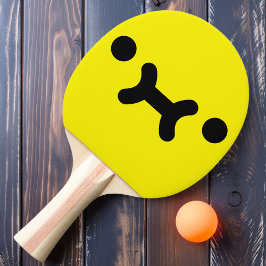Söt Sårad Min Gult Pingisracket