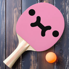 Söt Sårad Min Ljusrosa Pingisracket