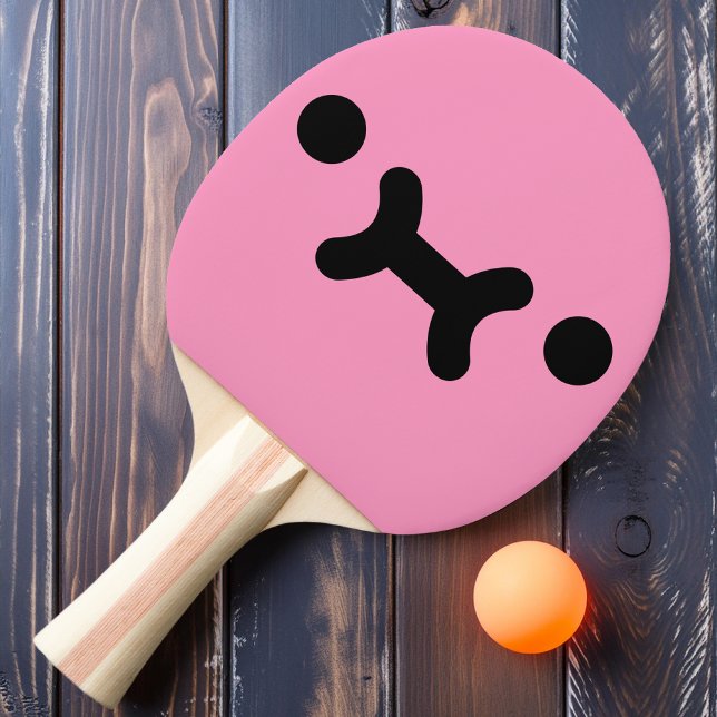 Söt Sårad Min Ljusrosa Pingisracket (Skapare uppladdad)