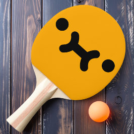 Söt Sårad Min Orange Pingisracket