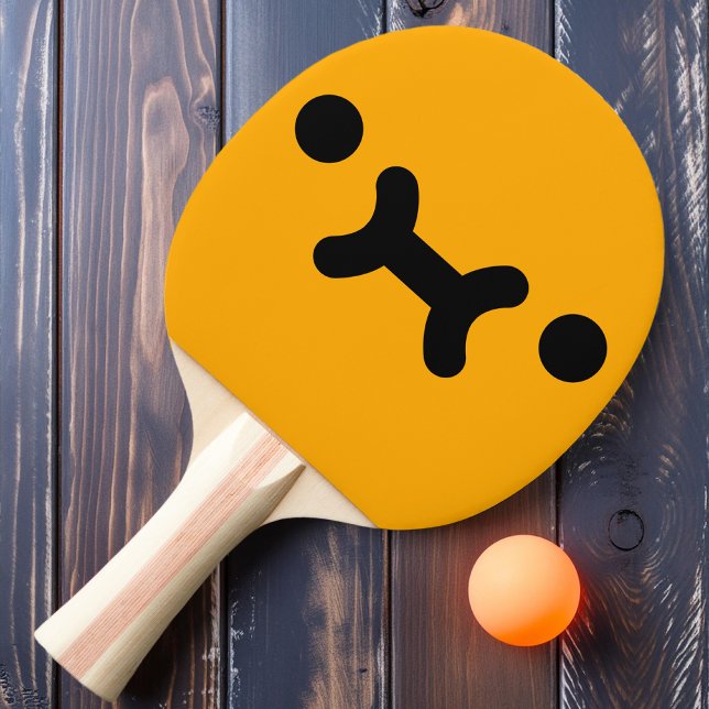 Söt Sårad Min Orange Pingisracket (Skapare uppladdad)