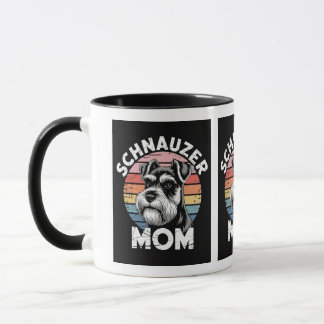 Söt Schnauzer Hundälskare Mugg