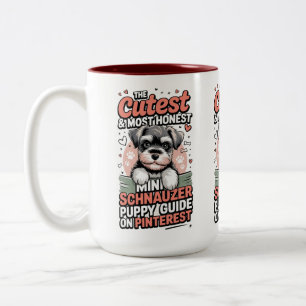 Söt Schnauzer Hundälskare Mugg 