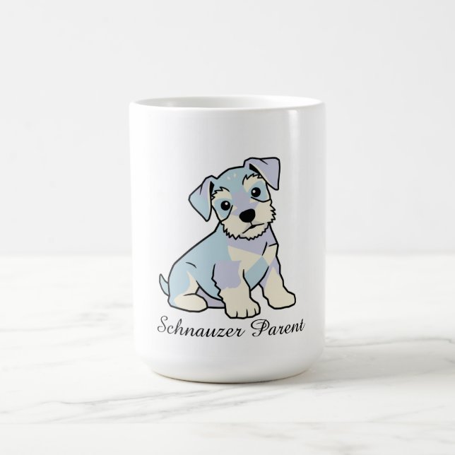 Söt Schnauzer-valp Kaffemugg (Center)