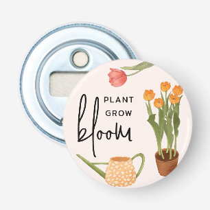 Söt Script Plant Grow Bloom Tulip Flasköppnare