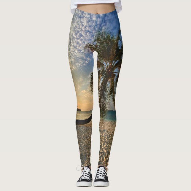 Söt Sea Animals Leggings (Framsida)