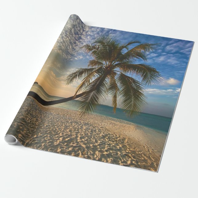 Söt Sea Animals Presentpapper (Utrullad)