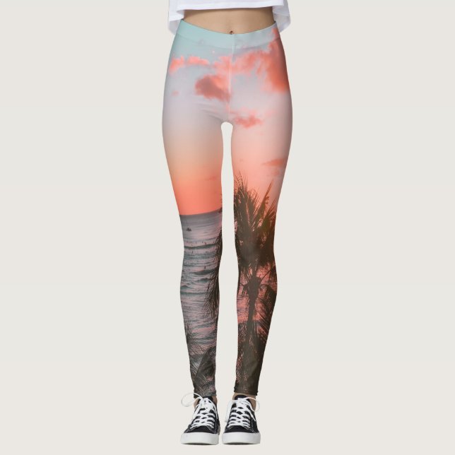 Söt Sea Life Leggings (Framsida)
