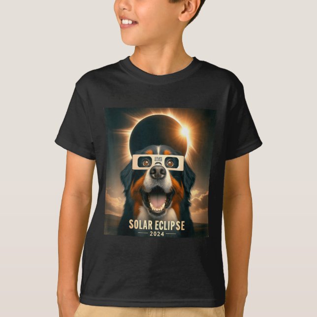 Söt selfie Berner Sennenhund Dam T Shirt (Framsida)