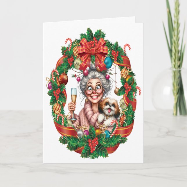 Söt Senaste jul Kort (Framsida)