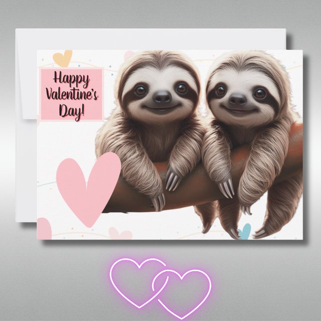 Söt sengångare Alla hjärtans dag Kärlek Hänger och Julkort (Skapare uppladdad)