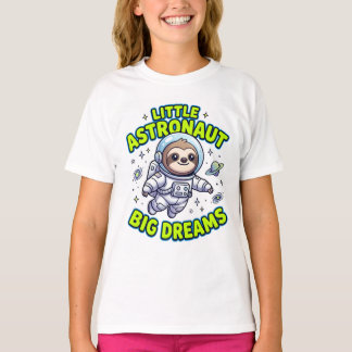 Söt sengångare astronaut "Liten astronaut, stora d T Shirt