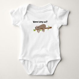 Söt sengångare baby t shirt