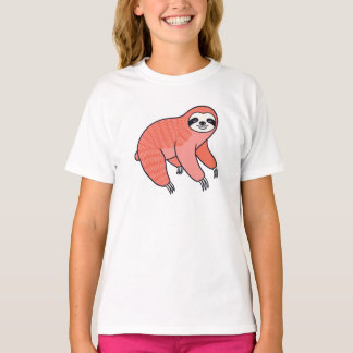 Söt sengångare barn t-shirt – Bedårande lat djur t