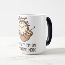 Söt sengångare energisparläge Rolig kaffemugg