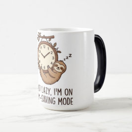 Söt sengångare energisparläge Rolig kaffemugg