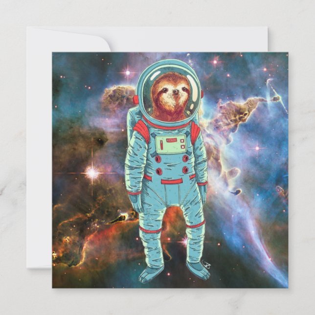 Söt Sengångare Julkort (Framsida)