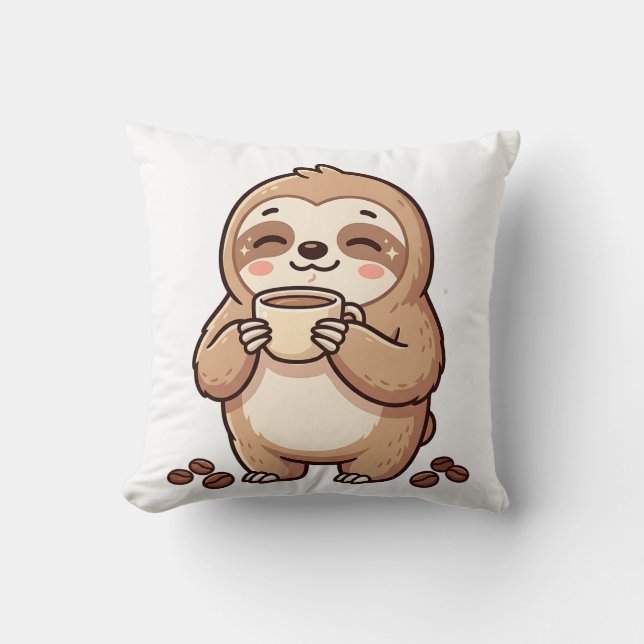 Söt Sengångare Kaffeekudde Kudde (Framsida)