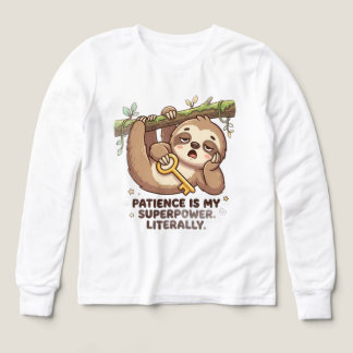 Söt sengångare Tålamod Är Min Superkraft Kaffe Mug T Shirt
