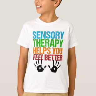 Söt sensorisk terapi SPD Autism Puns Barn T Shirt